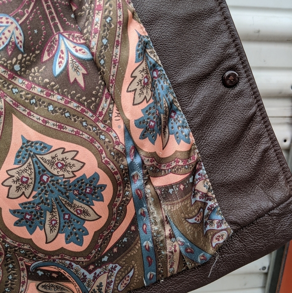 Terry Lewis Chocolate Brown Leather jacket - Picture 8 of 9